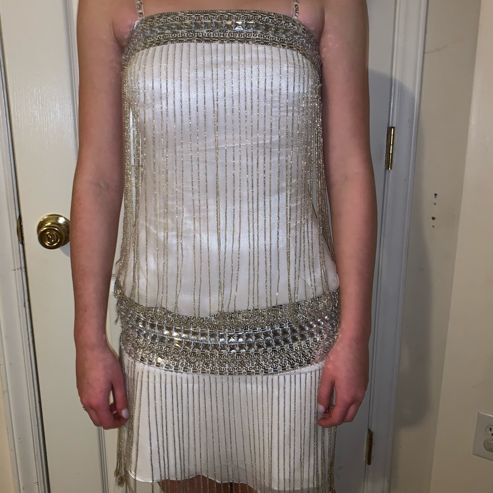 A white dress, very cute